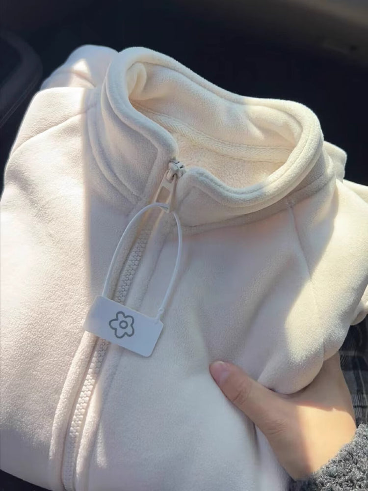 Women's milk fufu velvet thickened warm sweatshirt