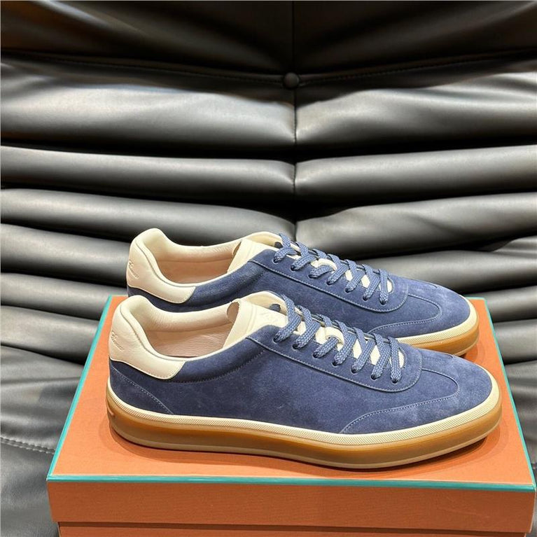 LP Men's Tennis Walk Sneakers (Suede Calf Split)