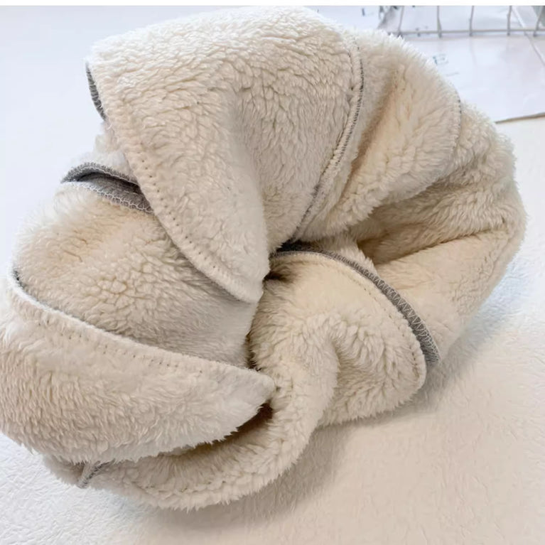 Boys Winter Thickened Lamb Wool Sweatpants