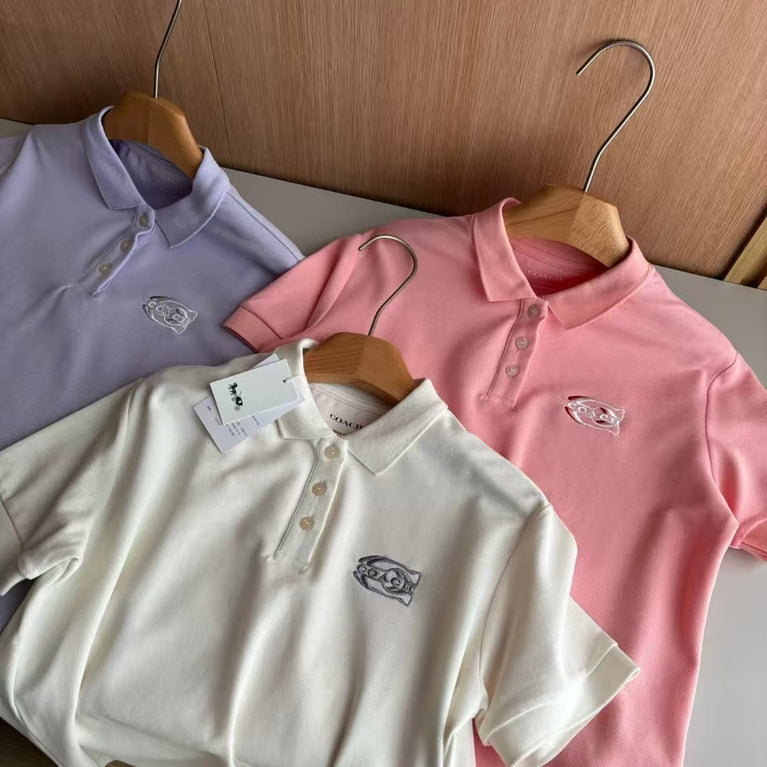 Coach Women's Summery Sports Polo Tshirt