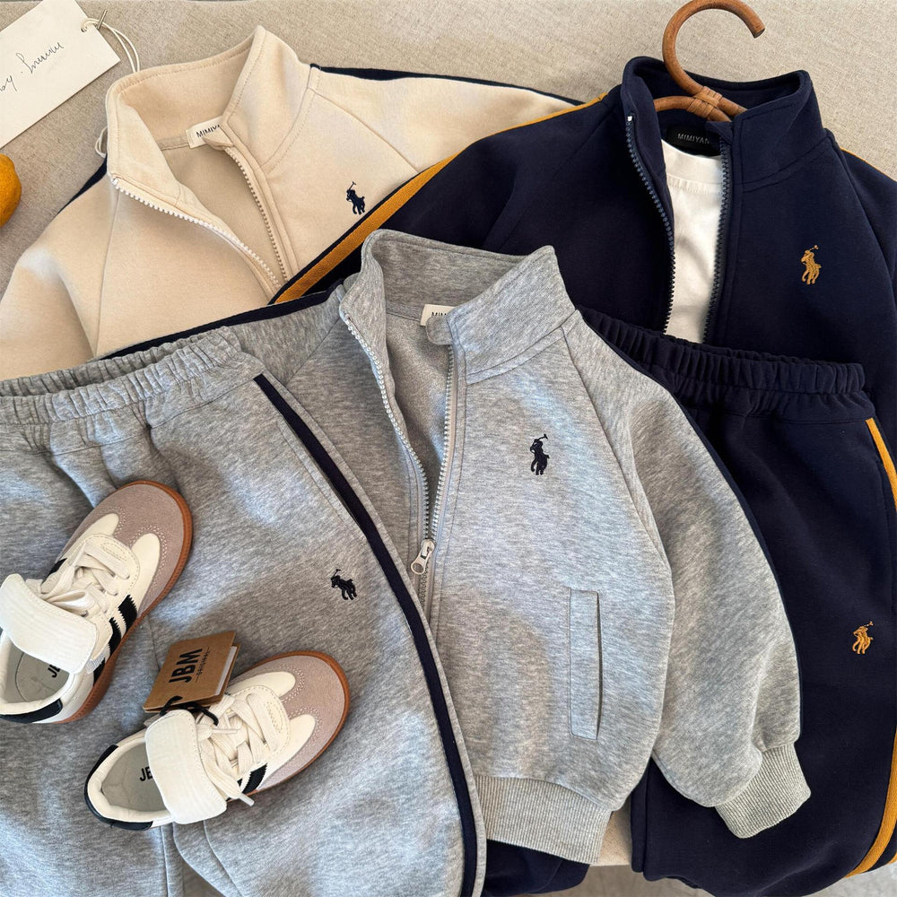 Kids’ Autumn Sweatshirt Two-Piece Set for Boys & Girls