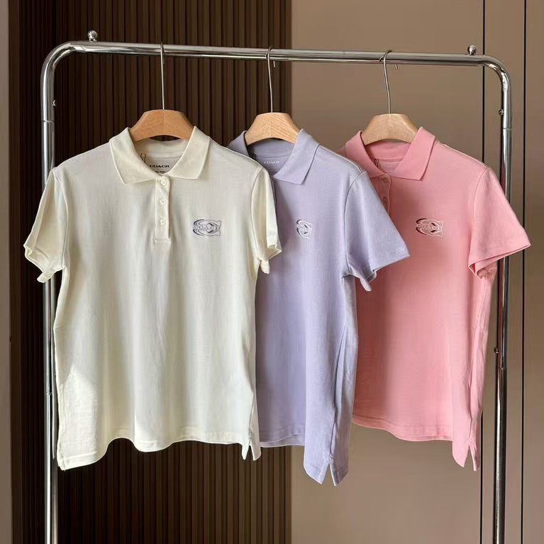 Coach Women's Summery Sports Polo Tshirt