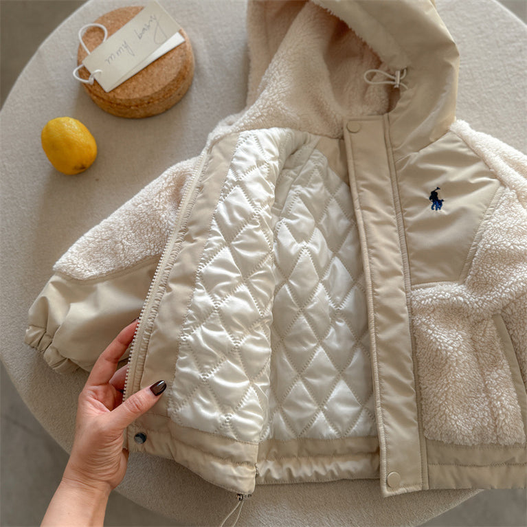 Kids Hooded Padded Cotton Jacket Winter Wear