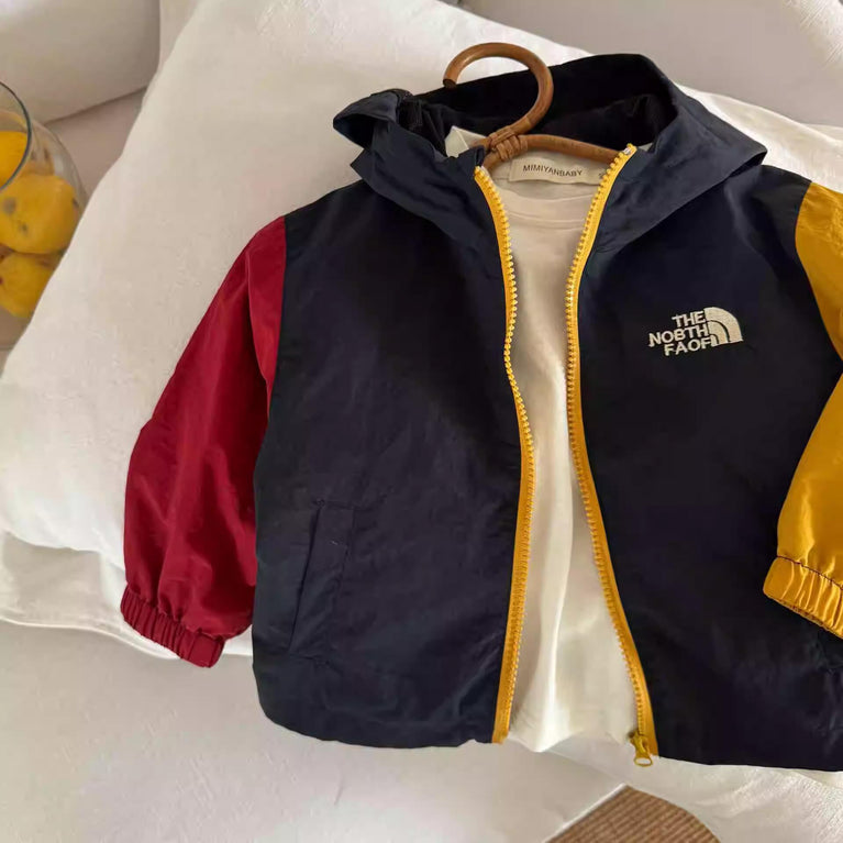 The North Face Kids Hooded Jacket Autumn Trendy Style