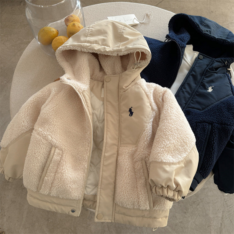 Kids Hooded Padded Cotton Jacket Winter Wear