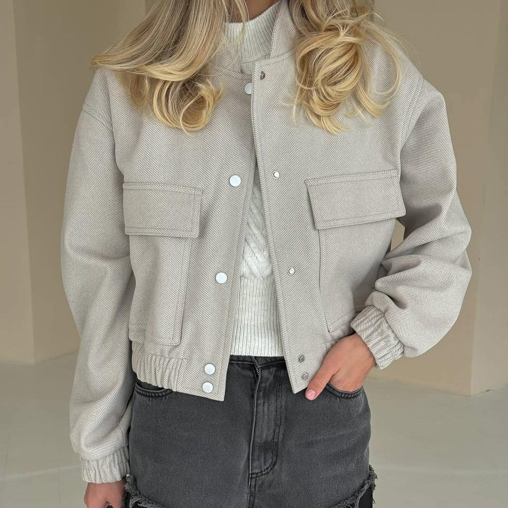 Women's stylish Casual Plain Coat