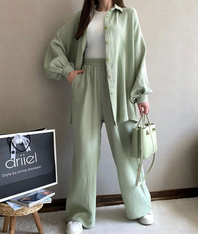 Women's New Long Sleeve Two-Piece Set