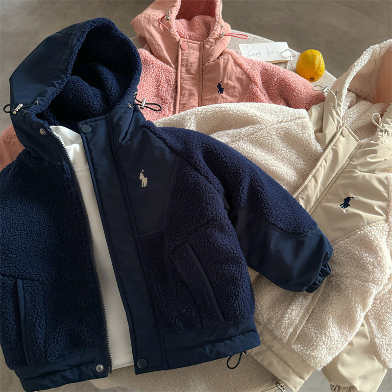 Kids Hooded Padded Cotton Jacket Winter Wear