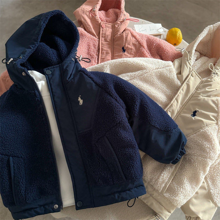 Kids Hooded Padded Cotton Jacket Winter Wear