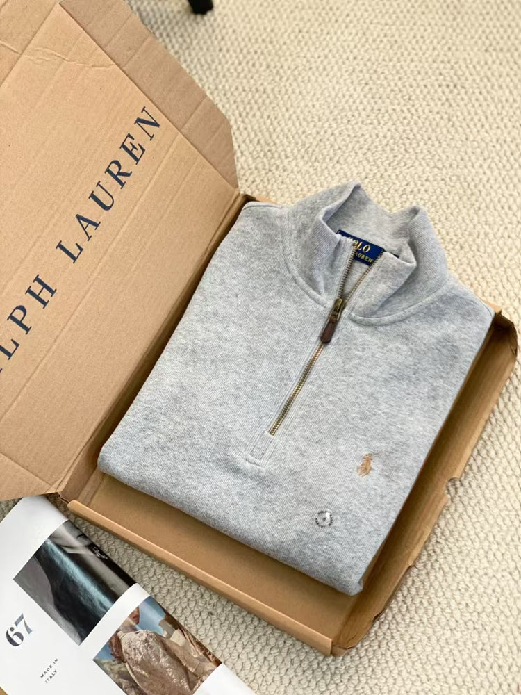 Ralph Lauren Unisex Half-Zip Long Sleeve Sweatshirt