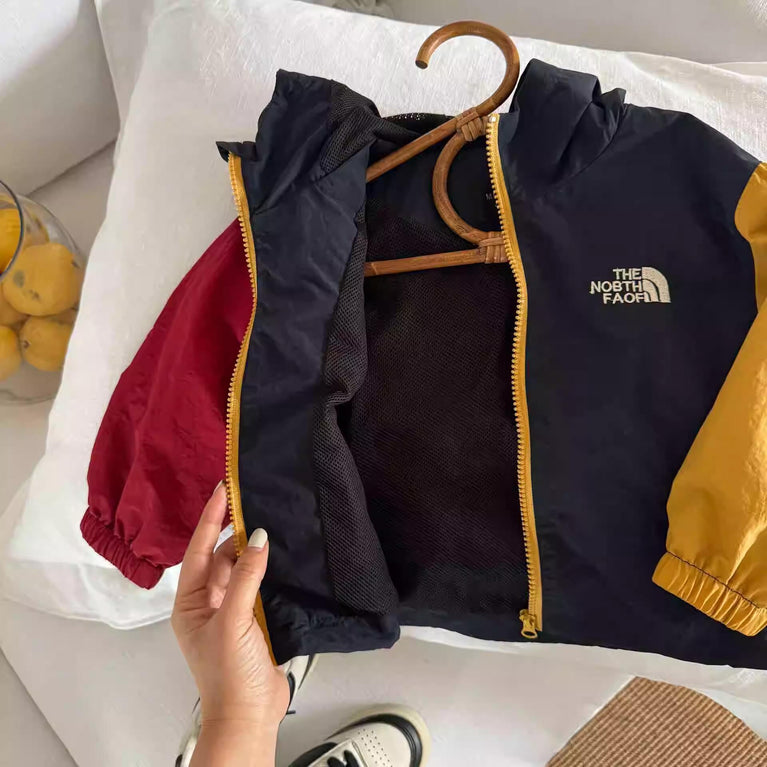 The North Face Kids Hooded Jacket Autumn Trendy Style