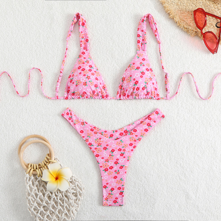 Adjustable Shoulder Tie Bikini
