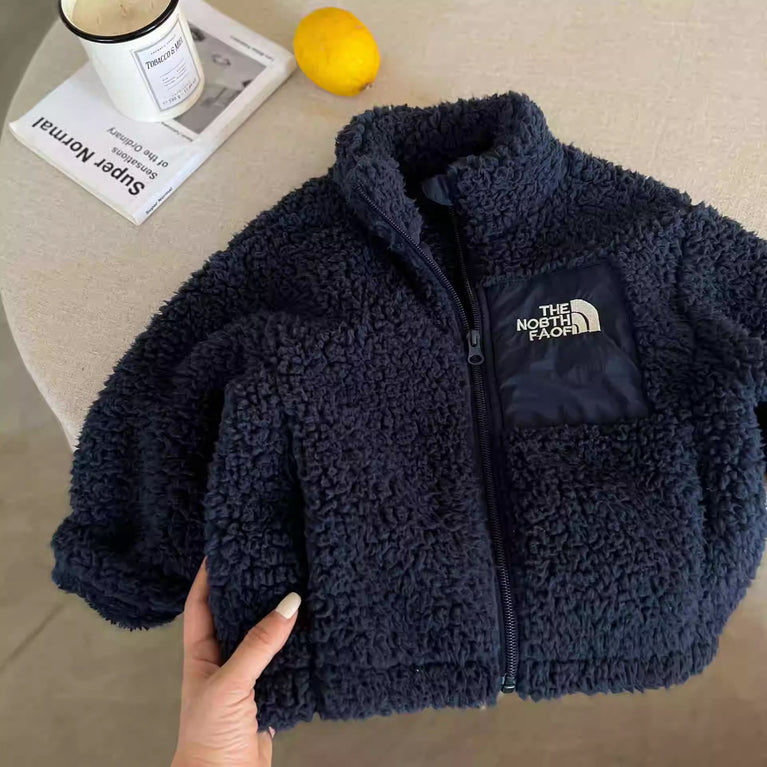 The North Face Kids Lamb Wool Cotton Jacket Winter Warm