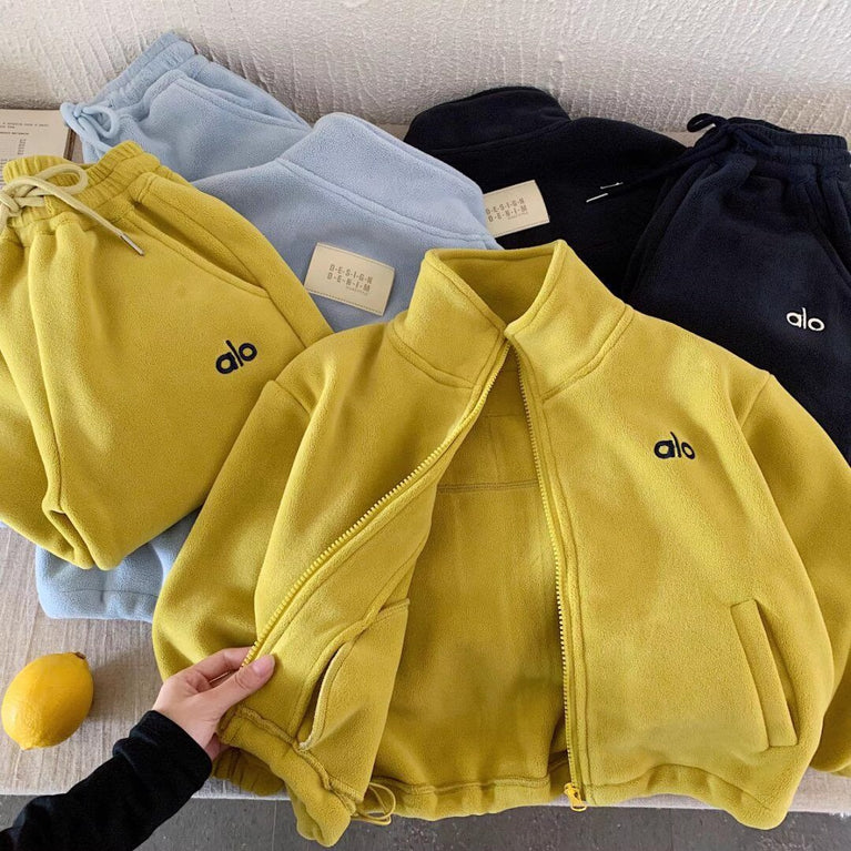 Alo Kids Autumn Winter Sweatshirt & Sweatpants two piece Set