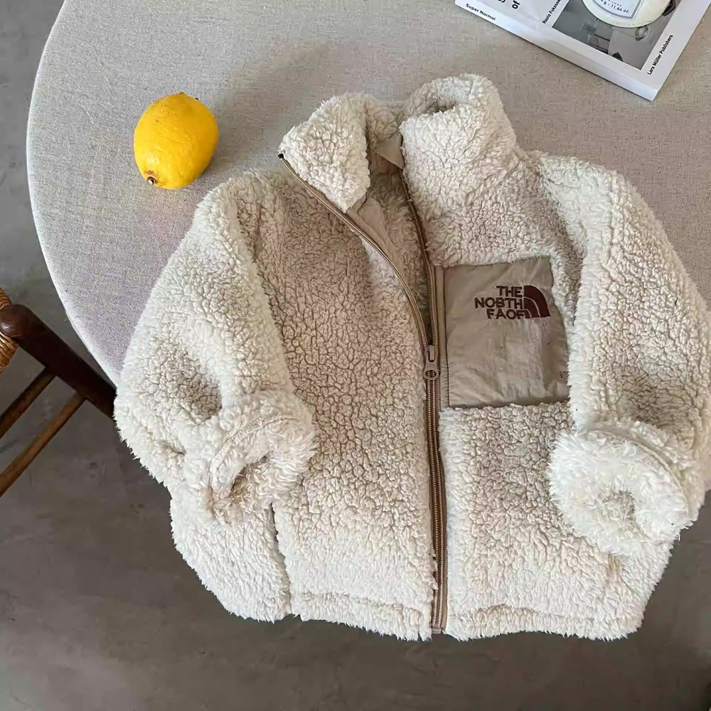 The North Face Kids Lamb Wool Cotton Jacket Winter Warm