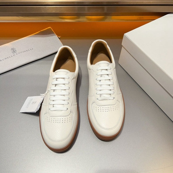 Brunello Cucinelli Lightweight suede fabric sneakers