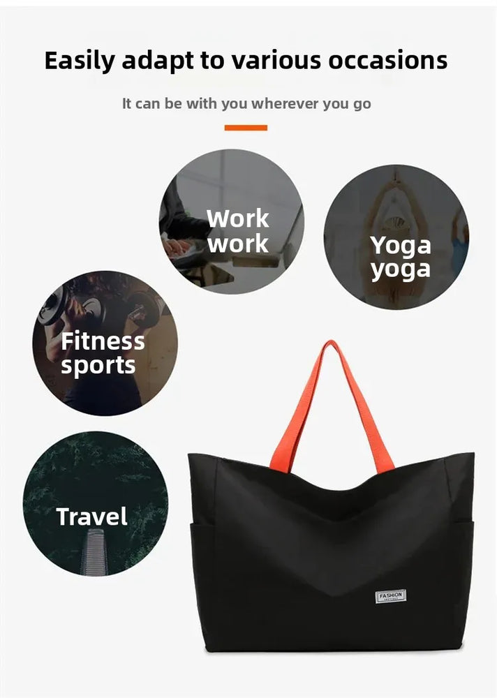 Reisetasche mit großem Fassungsvermögen, Trennung von Trocken- und Nassflüssigkeiten 