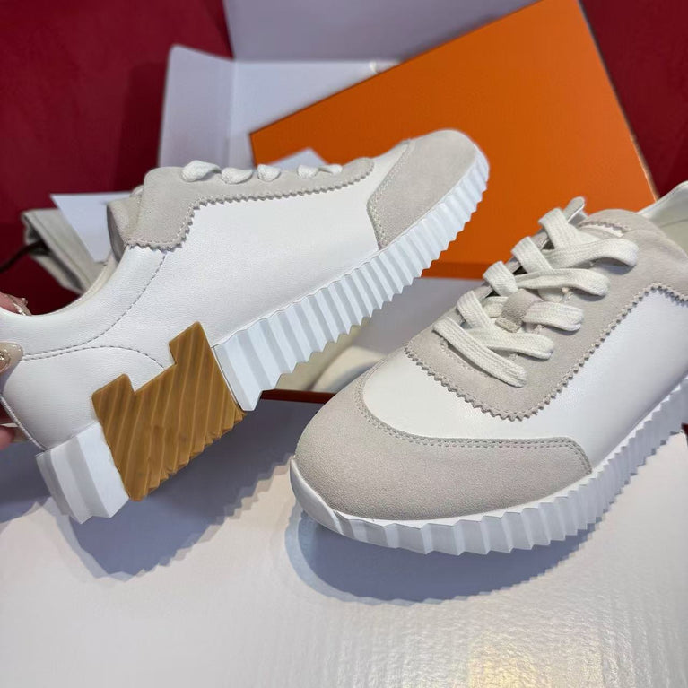 Hermes Damen Luxus-Designer-Laufschuhe mit Sprungfunktion