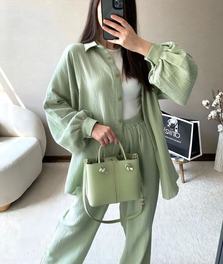 Women's New Long Sleeve Two-Piece Set