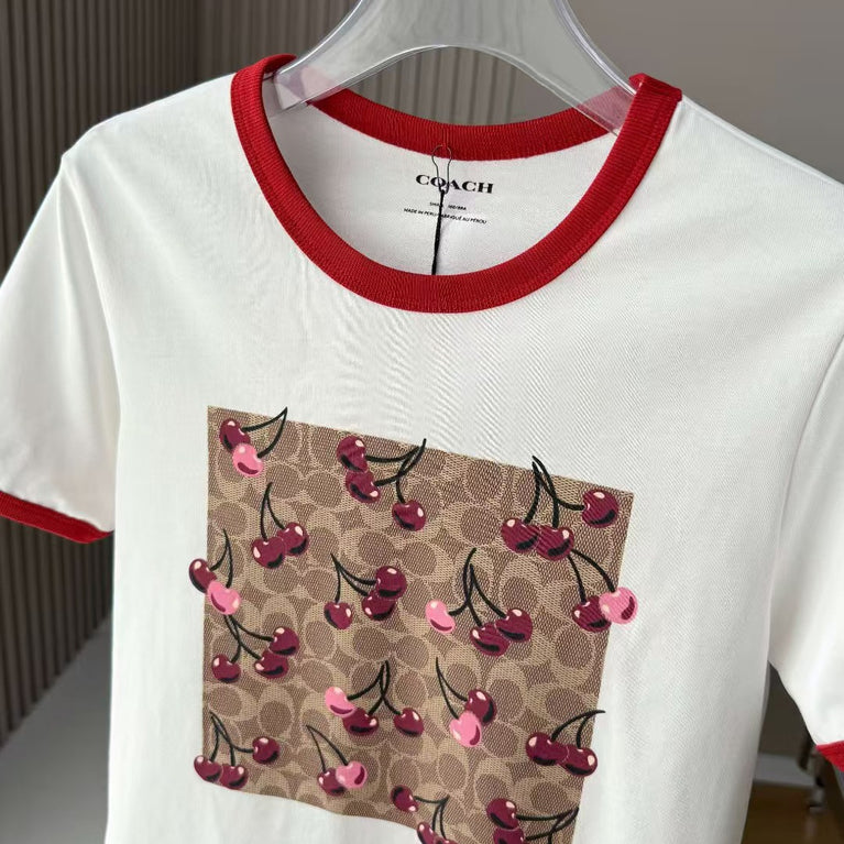 Coach explosive Kirsche Retro-T-Shirt