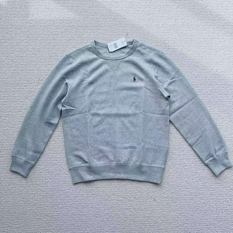 Light gray Polo Ralph Lauren crew neck sweatshirt