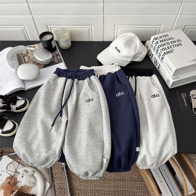 Boys Ala Sweatpants Thin Spring & Autumn Casual Trousers
