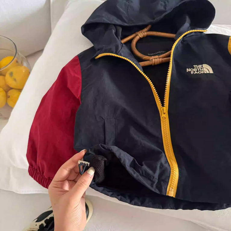 The North Face Kids Hooded Jacket Autumn Trendy Style