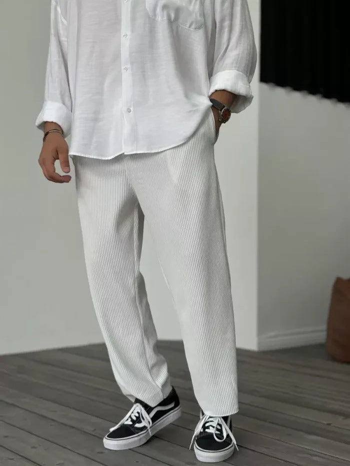 New trend loose straight-leg sports casual pants
