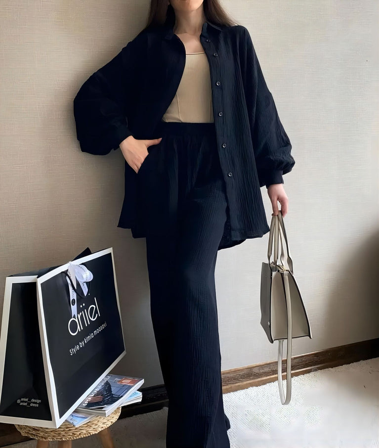 Women's New Long Sleeve Two-Piece Set