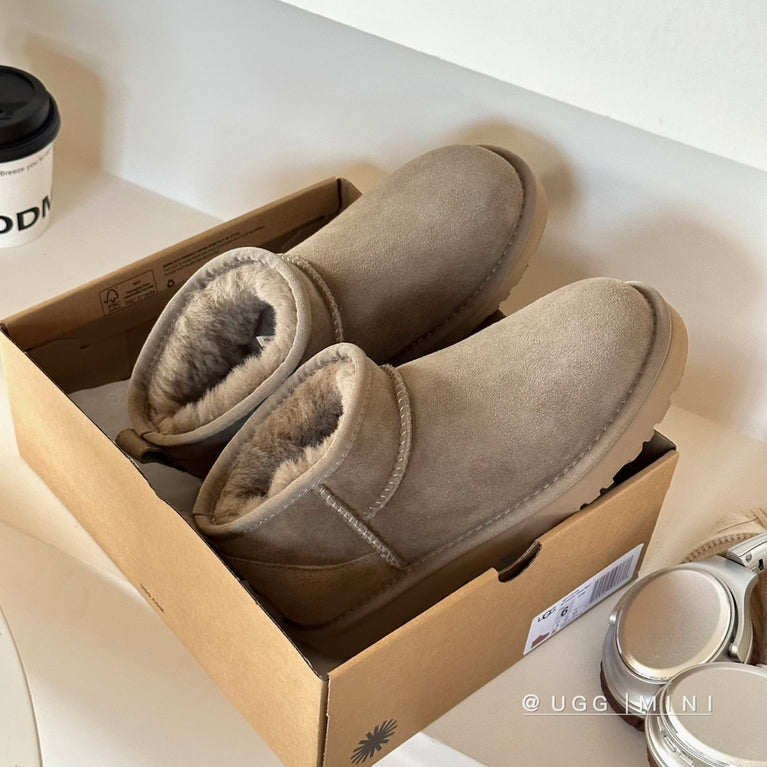 UGG Classic Ultra Mini Women's Warm Wool Snow Boots