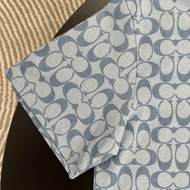 Coach luxury style monogram print Tshirt