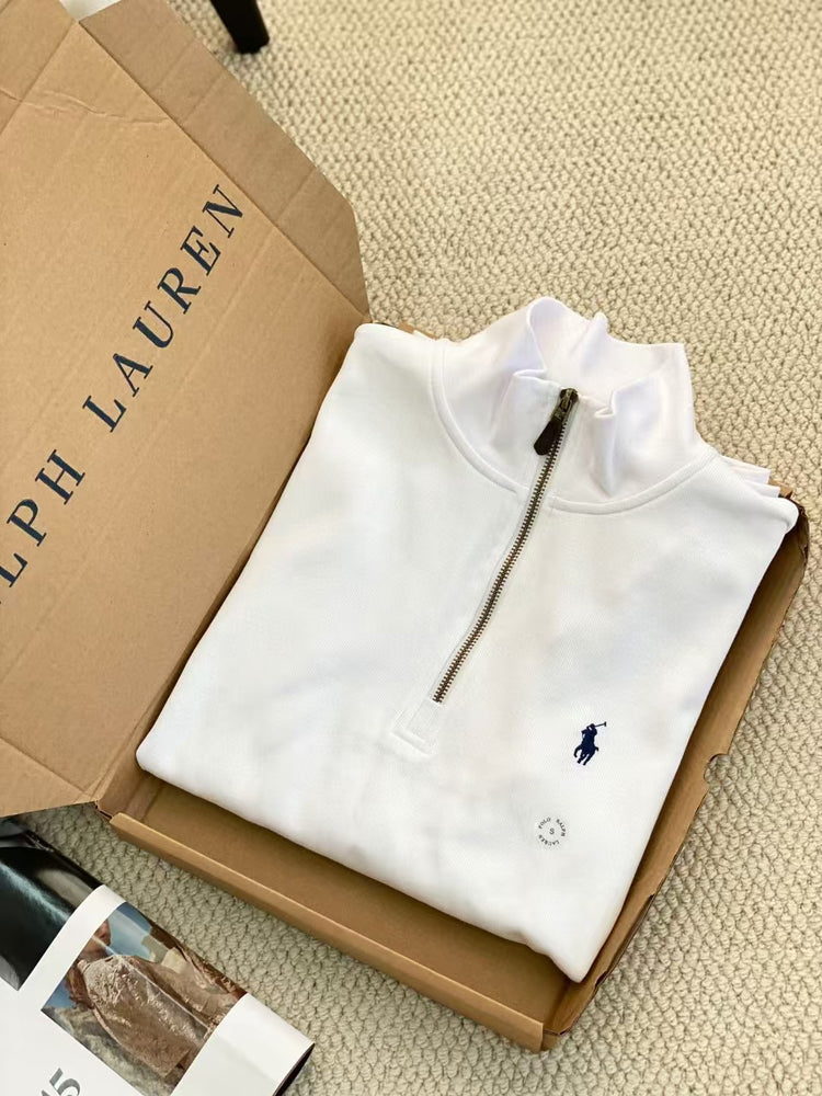 Ralph Lauren Unisex Half-Zip Long Sleeve Sweatshirt