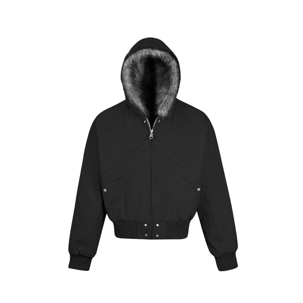Men's American Vintage Wool Jacket Warm Winter Outerwear