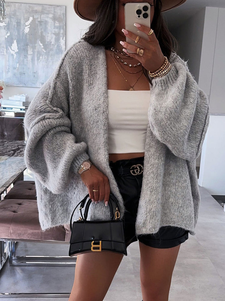 Women's Winter Loose Fit Knitted Cardigan