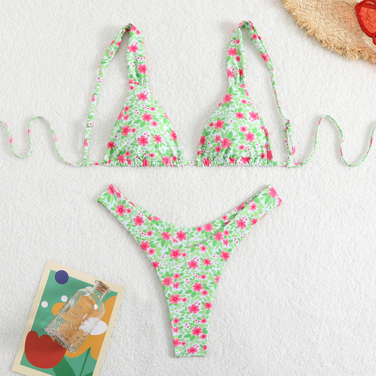 Adjustable Shoulder Tie Bikini
