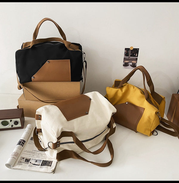 Unisex Large capacity canvas bag pack