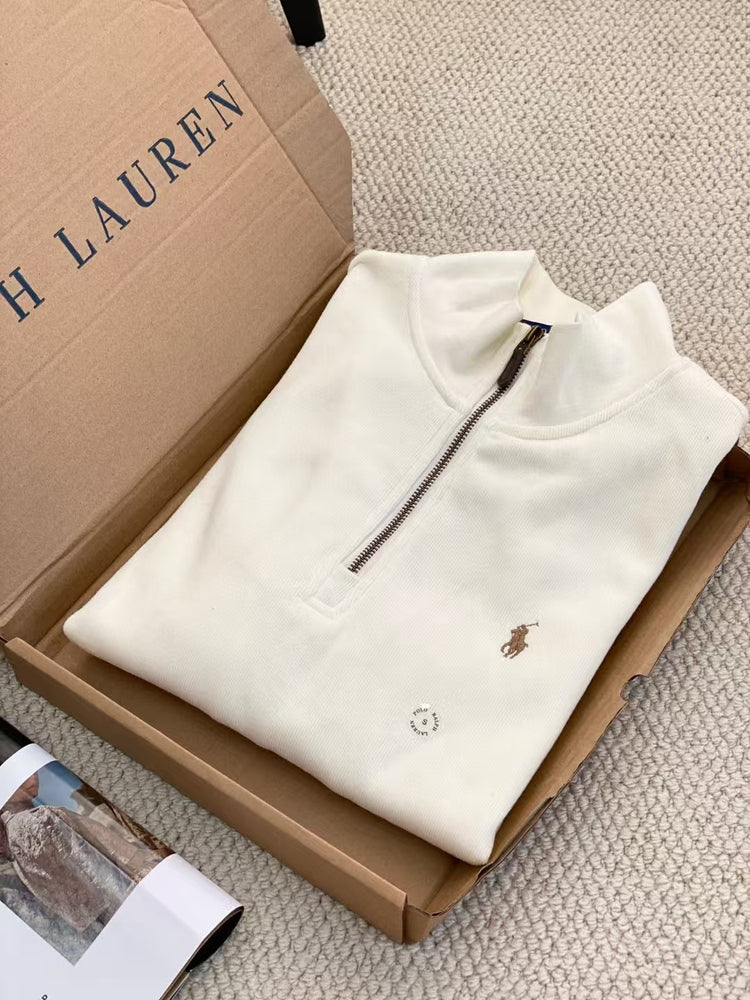 Ralph Lauren Unisex Half-Zip Long Sleeve Sweatshirt