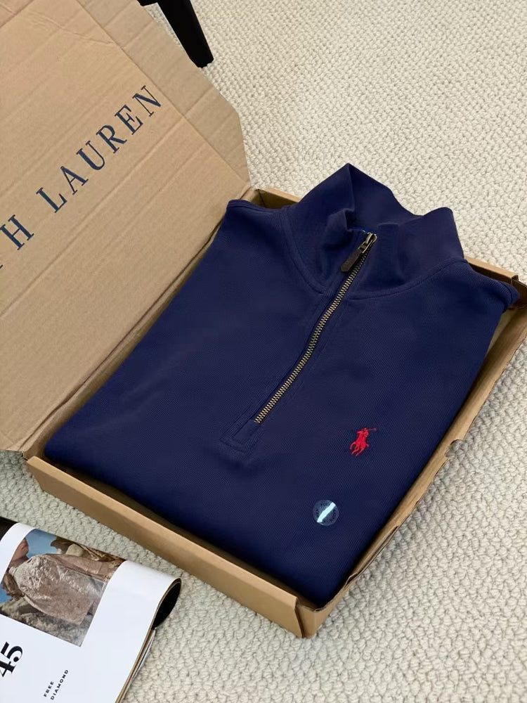 Ralph Lauren Unisex Half-Zip Long Sleeve Sweatshirt