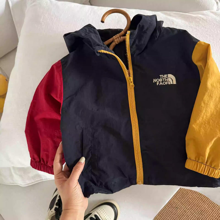 The North Face Kids Hooded Jacket Autumn Trendy Style