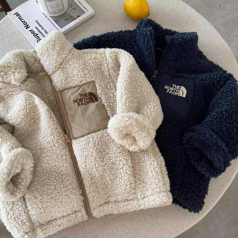 The North Face Kids Lamb Wool Cotton Jacket Winter Warm