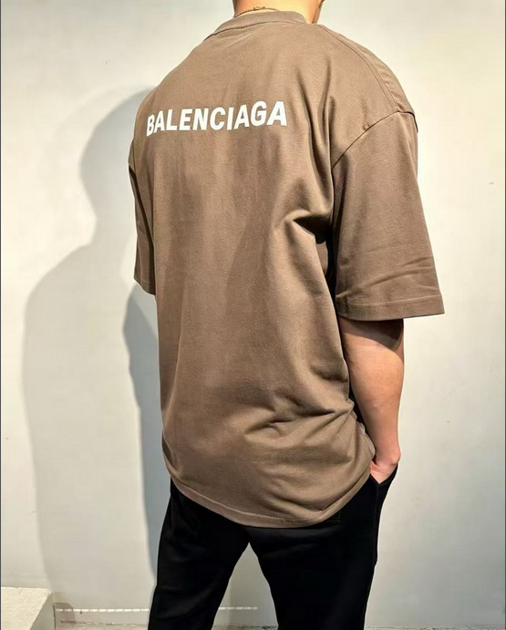 Balenciaga Classic Basic Embroidered Tshirt
