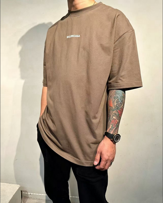 Balenciaga Classic Basic Embroidered Tshirt