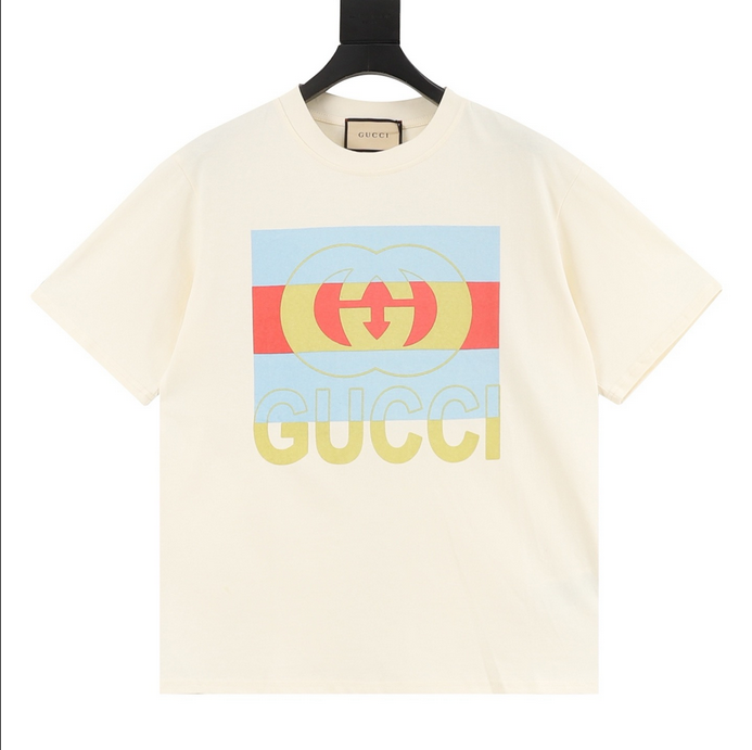 Gucci Square Double G Print Tshirt