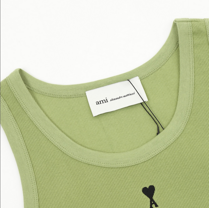 AMI Paris Heart Embroidered Vest