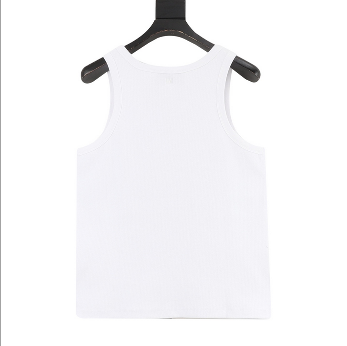 AMI Paris Heart Embroidered Vest