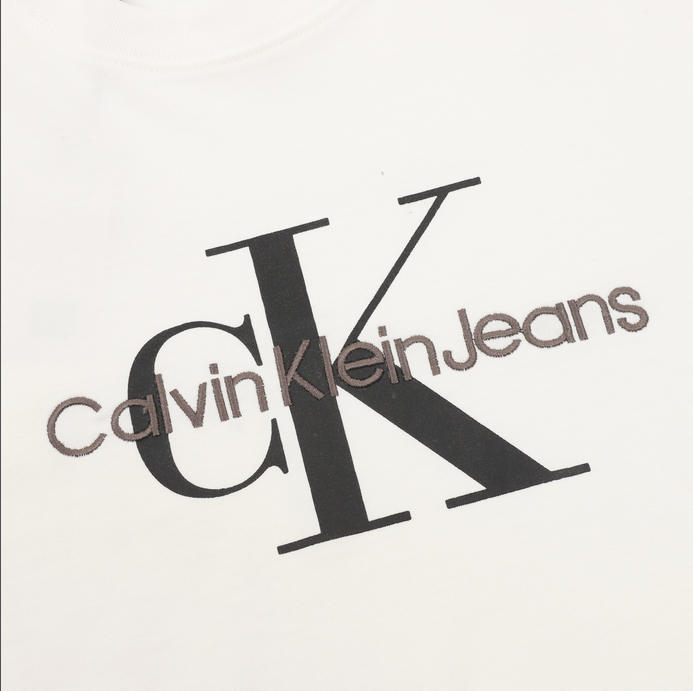 Calvin Klein CK Embroidered Printed Logo Tshirt