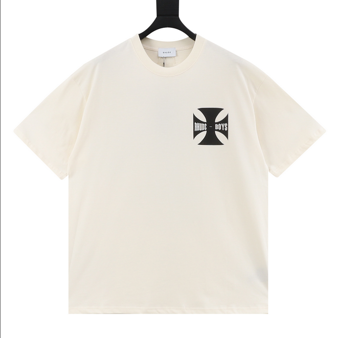 RHUDE Boys Cross Print Unisex Tshirt