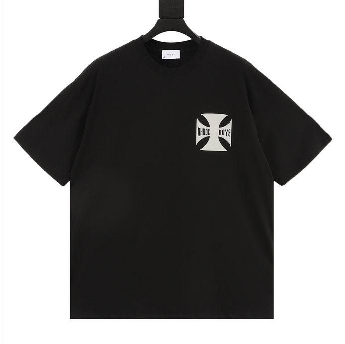 RHUDE Boys Cross Print Unisex Tshirt