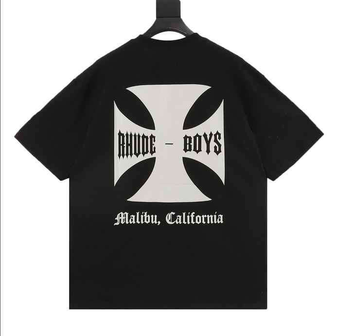 RHUDE Boys Cross Print Unisex Tshirt