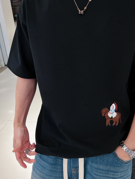 Dior Indigenous Pony Embroidery Tshirt